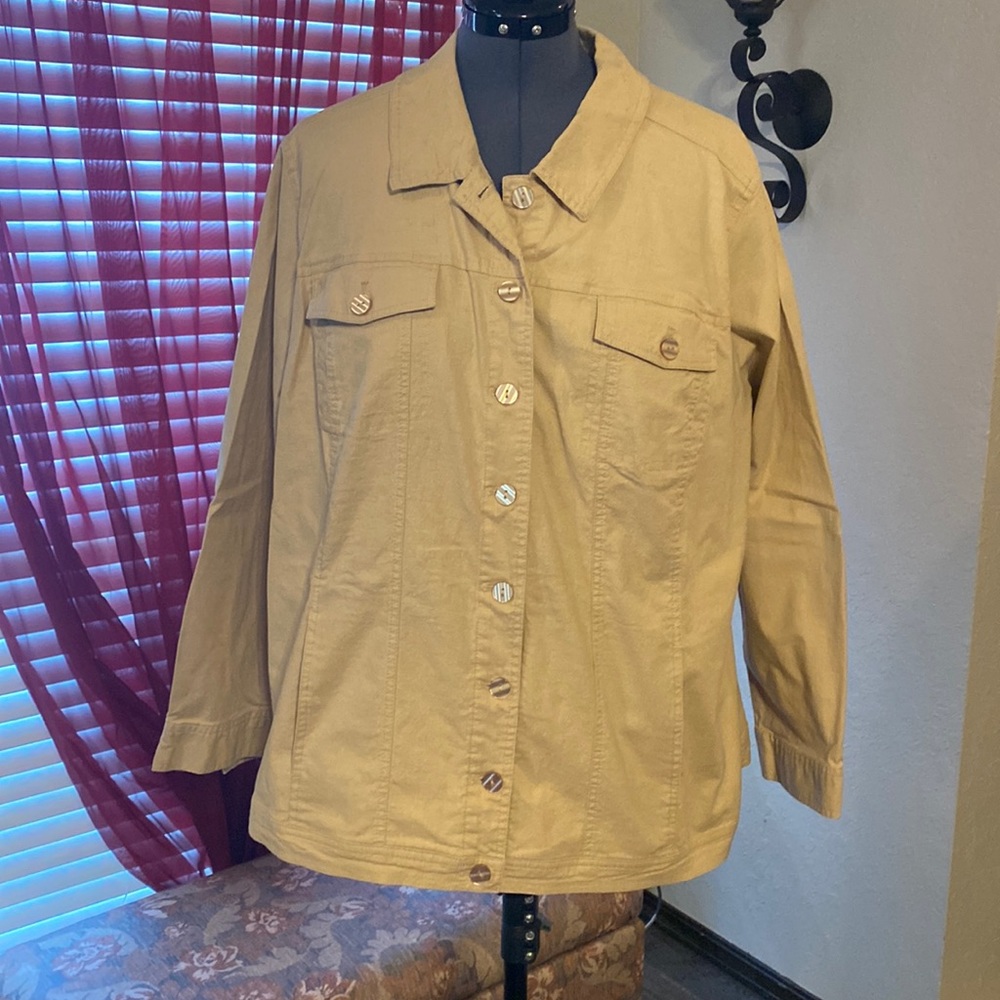 d & co. Linen jacket US 2X
